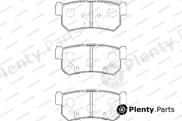 Wagner WBP23673A — Brake Pad Set, disc brake