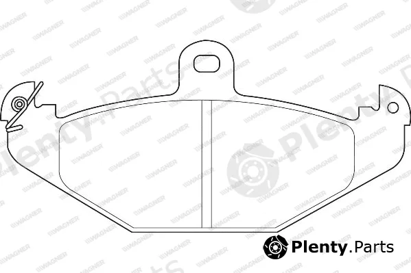 Wagner WBP20410A — Brake Pad Set, disc brake