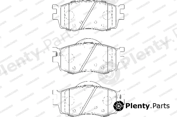 Wagner WBP24317A — Brake Pad Set, disc brake