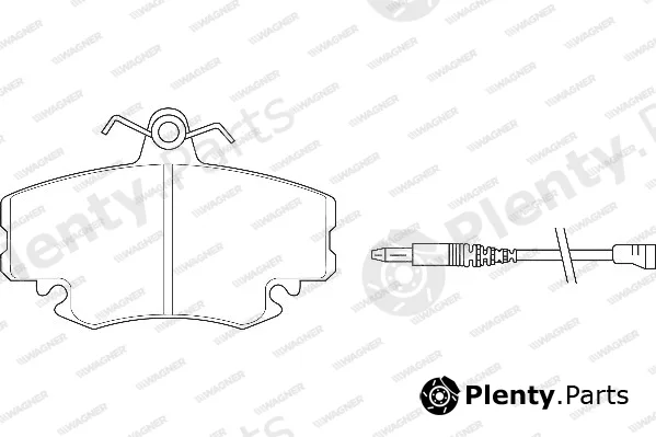 Wagner WBP21463A — Brake Pad Set, disc brake
