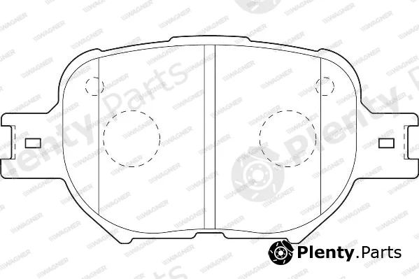 Wagner WBP23526A — Brake Pad Set, disc brake