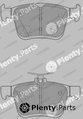 Wagner WBP25008A — Brake Pad Set, disc brake