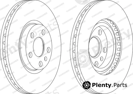Wagner WGR0760-1 — Brake Disc