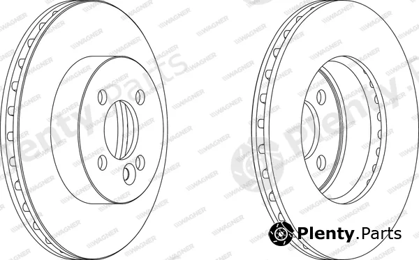 Wagner WGR1617-1 — Brake Disc