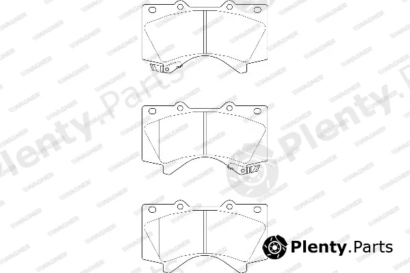 Wagner WBP24386A — Brake Pad Set, disc brake