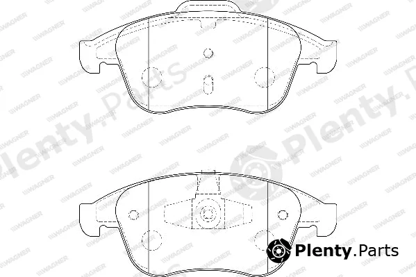 Wagner WBP24710A — Brake Pad Set, disc brake