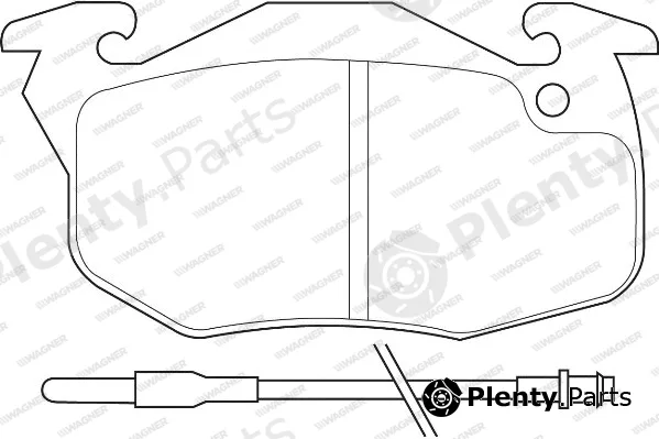 Wagner WBP20905A — Brake Pad Set, disc brake