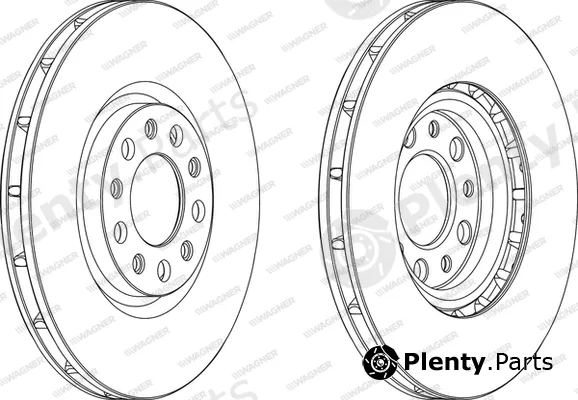 Wagner WGR1451-1 — Brake Disc