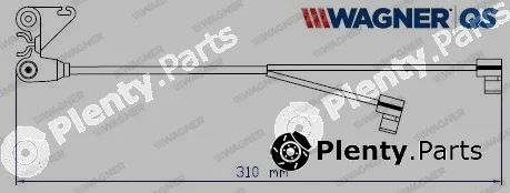 Wagner 587060W — Warning Contact, brake pad wear