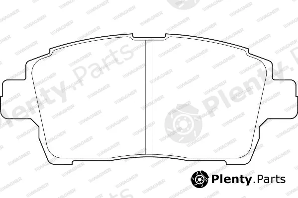Wagner WBP23510A — Brake Pad Set, disc brake