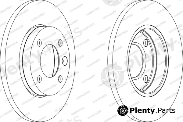 Wagner WGR0103-1 — Brake Disc