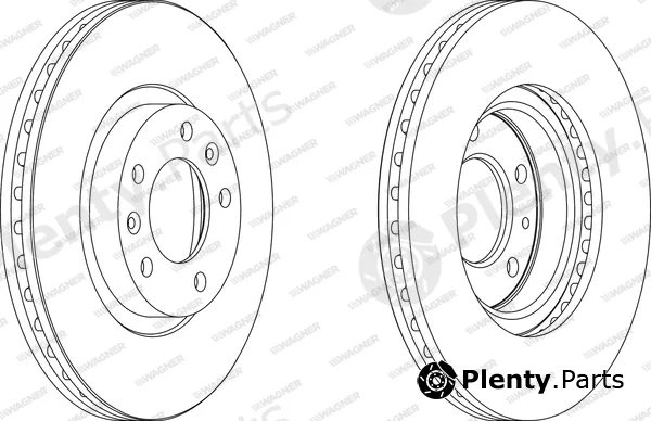 Wagner WGR1132-1 — Brake Disc