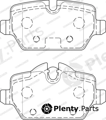 Wagner WBP23623B — Brake Pad Set, disc brake
