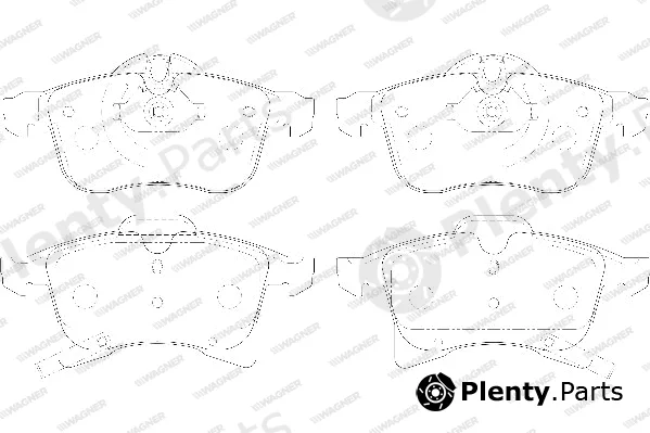 Wagner WBP23832A — Brake Pad Set, disc brake