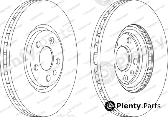 Wagner WGR1165-1 — Brake Disc