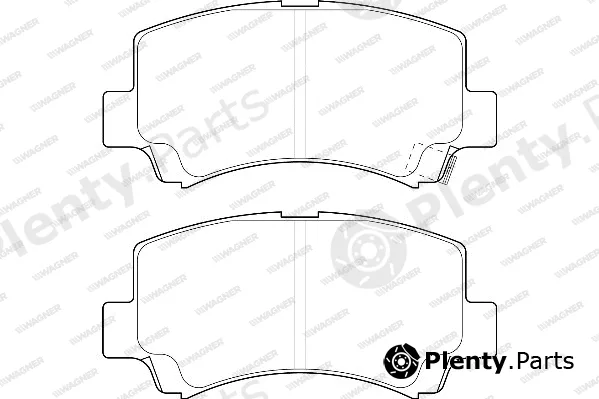 Wagner WBP23662A — Brake Pad Set, disc brake
