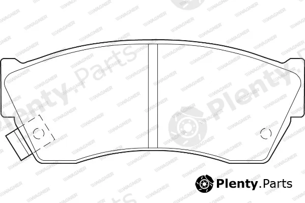 Wagner WBP21333A — Brake Pad Set, disc brake