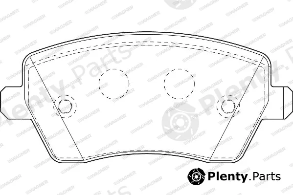 Wagner WBP23973A — Brake Pad Set, disc brake