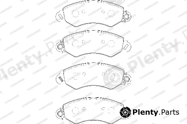 Wagner WBP24358A — Brake Pad Set, disc brake