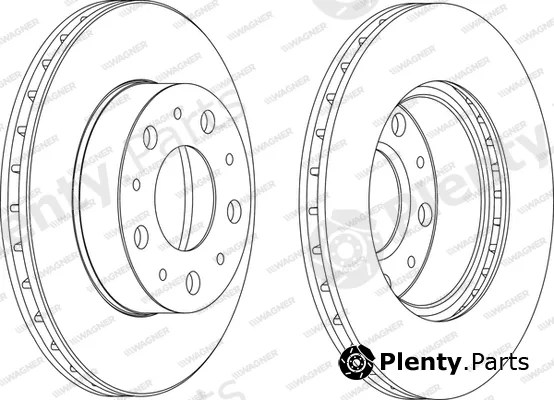 Wagner WGR1171-1 — Brake Disc