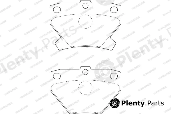 Wagner WBP23521A — Brake Pad Set, disc brake