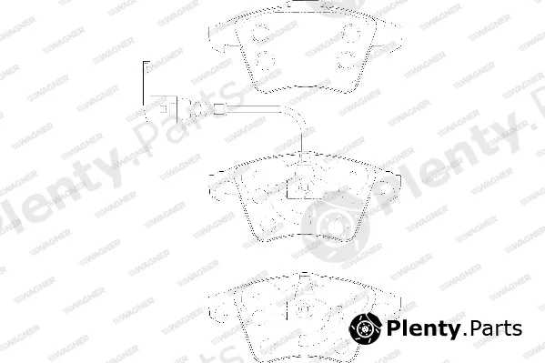 Wagner WBP23746A — Brake Pad Set, disc brake