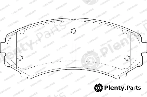 Wagner WBP23488A — Brake Pad Set, disc brake
