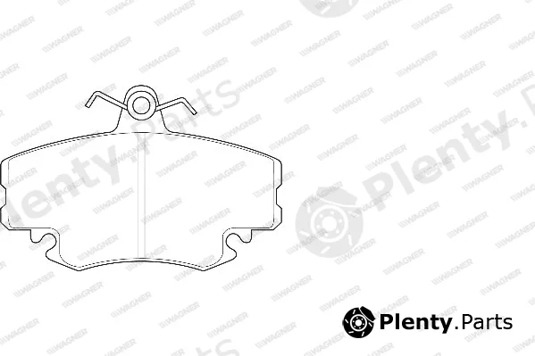 Wagner WBP21463B — Brake Pad Set, disc brake