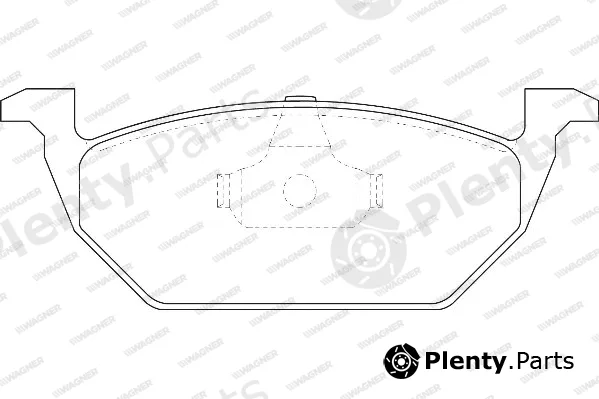 Wagner WBP23130B — Brake Pad Set, disc brake