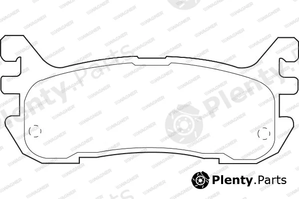 Wagner WBP23387A — Brake Pad Set, disc brake