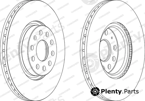 Wagner WGR1305-1 — Brake Disc