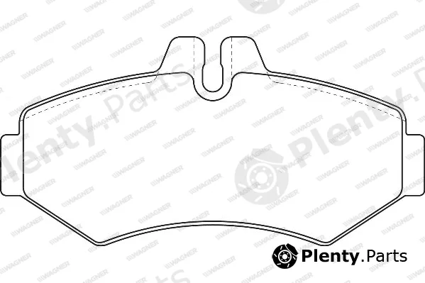 Wagner WBP23021A — Brake Pad Set, disc brake