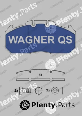 Wagner 2913104950 — Brake Pad Set, disc brake