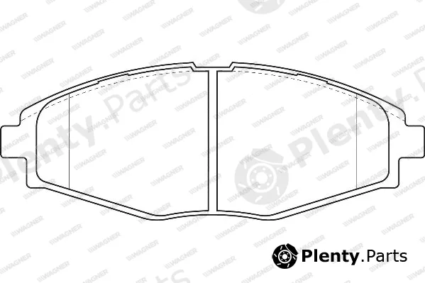 Wagner WBP23241A — Brake Pad Set, disc brake