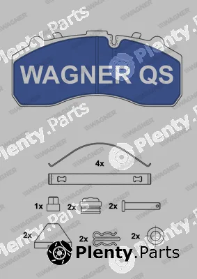 Wagner 2910804950 — Brake Pad Set, disc brake