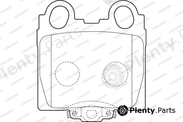 Wagner WBP23429A — Brake Pad Set, disc brake