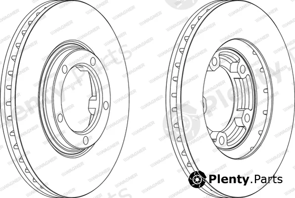 Wagner WGR1404-1 — Brake Disc
