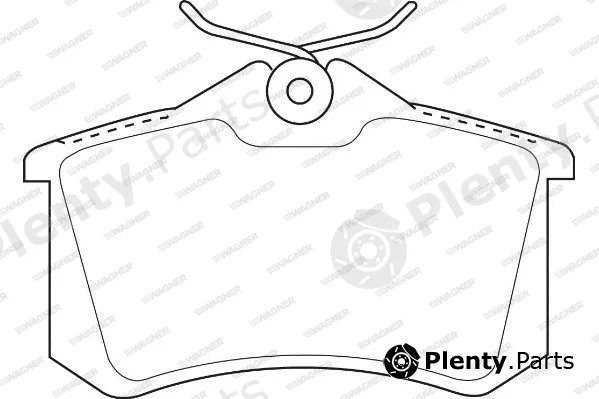 Wagner WBP20961C — Brake Pad Set, disc brake