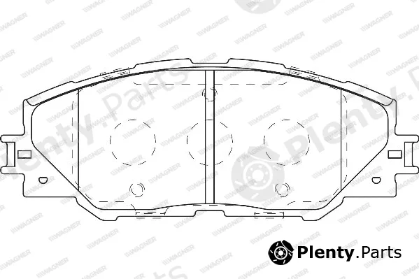 Wagner WBP24337A — Brake Pad Set, disc brake