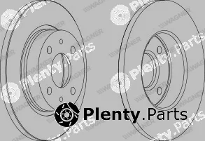 Wagner WGR0215-1 — Brake Disc