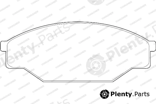 Wagner WBP21158A — Brake Pad Set, disc brake