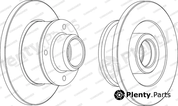 Wagner WGR0137-1 — Brake Disc