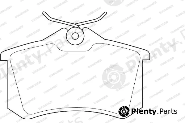 Wagner WBP20961A — Brake Pad Set, disc brake