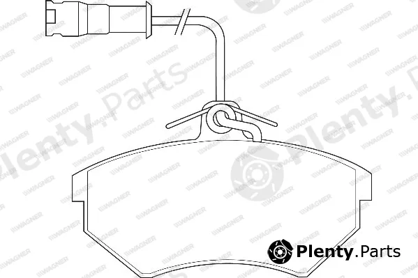 Wagner WBP20669A — Brake Pad Set, disc brake