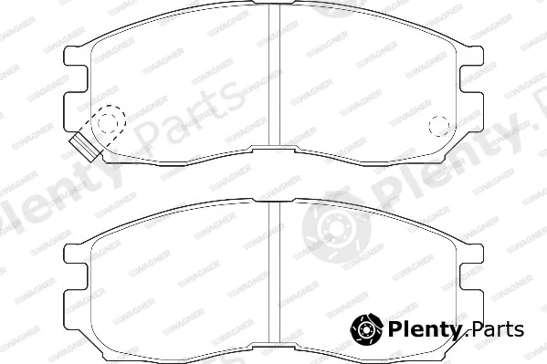 Wagner WBP21647A — Brake Pad Set, disc brake