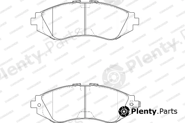 Wagner WBP23234A — Brake Pad Set, disc brake