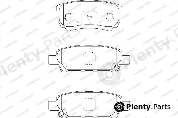 Wagner WBP24014A — Brake Pad Set, disc brake