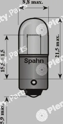 Spahn Glühlampen 2504 — Bulb, direction indicator
