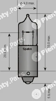 Spahn Glühlampen 783220 — Bulb, direction indicator