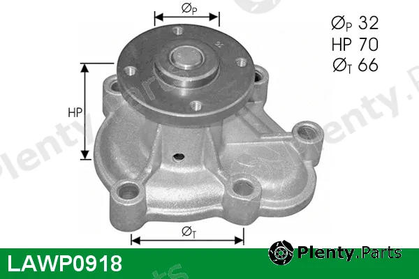 Lucas LAWP0918 — Water Pump, engine cooling